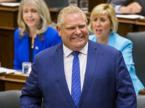 Ontario Premier Doug Ford during the morning session in the legislature at Queen's Park in Toronto, Ont. on Wednesday September 12, 2018. Ernest Doroszuk/Toronto Sun/Postmedia