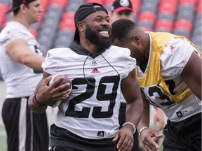 Ottawa Redblacks running back William Powell is not only the CFL rushing leader, he's the Redblack to beat when it comes to something called Bud Ball.