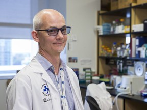 Dr. Bill Stanford is receiving The Ottawa Hospital's Chretien Researcher of the Year award for a discovery that could be a possible new treatment for leukemia. October 15, 2018.