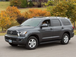 The 2018 Toyota Sequoia SR5 is pictured in this Sept. 12, 2018 file photo. (Gavin Young/Postmedia Network)