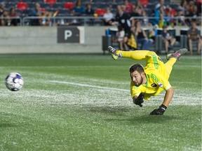 Goalkeeper Maxime Crépeau, Fury FC's most valuable player during the 2018 season, is among those who will not return to the club next year. Steve Kingsman/Freestyle Photography for Ottawa Fury FC