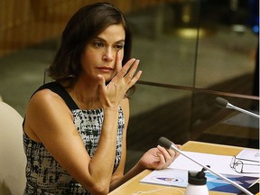 Teri Hatcher is seen in a 2014 file photo.