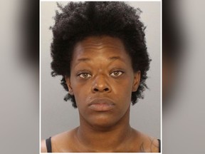 This photo provided by Philadelphia Police Department shows Nyishia Corbitt. Police said Thursday, Oct. 18, 2018, they've arrested Corbitt for the death of Alicia Barnes, a toddler whose body was found buried in a public park. Corbitt faces charges including murder and abuse of a corpse. (Philadelphia Police Department via AP)