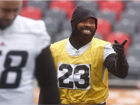 Redblacks tailback William Powell normally wears jersey No. 29, but was helping out with scout team duty during Tuesday's practice at TD Place stadium. Powell is one of many regular starters for Friday's regular-season finale against the Argos, which has no impact on the East Division standings.   Tony Caldwell/Postmedia