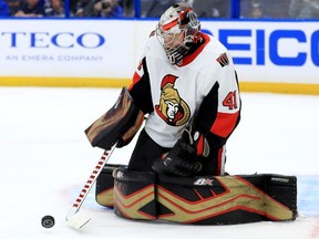 Craig Anderson says he has enjoyed seeing the infusion of youth in the Senators lineup this season.