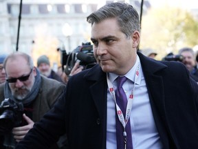 CNN chief White House correspondent Jim Acosta returns to the White House after federal judge Timothy J. Kelly ordered the White House to reinstate his press pass on Friday, Nov. 16, 2018 in Washington. CNN has filed a lawsuit against the White House after Acosta's press pass was revoked after a dispute involving a news conference last week.