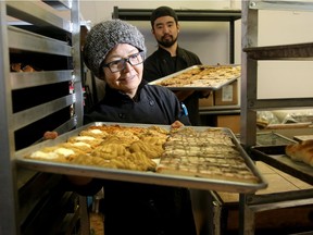 Yoko Sakiyama with one of her sons, Joe Sakiyama, now 29, who started at the bakery in his teens. After more than 35 years in business, Boko Bakery on Elgin Street is closing it's doors this weekend.  Started in the Byward Market in 1982, the popular bakery - known for its bread and decadent cookies - moved to Elgin street in 1993.