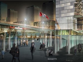 An artist's rendering for the RendezVous LeBreton redevelopment proposal.