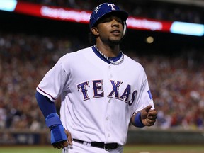 Texas Rangers' Elvis Andrus.