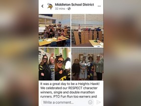 The Middleton School District superintendent is investigating after teachers dressed up as Mexicans and the border wall for Halloween. (Facebook)