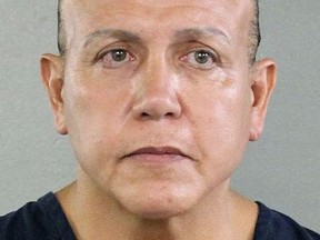 This Aug. 30, 2015, file photo released by the Broward County Sheriff's office shows Cesar Sayoc in Miami.