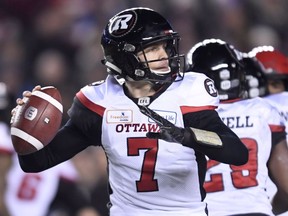 Ottawa Redblacks quarterback Trevor Harris.