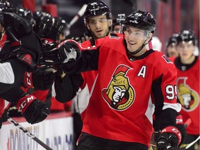 Ottawa Senators centre Matt Duchene says it's important for a young, streaky team to stay close to .500 and then, at some point, go on a winning streak.