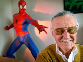 Comic book genius Stan Lee, the architect of the contemporary comic book, has died. He was 95. (AP Photo/Reed Saxon, File)