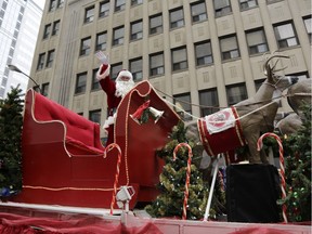 Help Santa Toy Parade festivities in downtown Ottawa on Nov. 19, 2016.