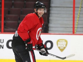 Matt Duchene has missed a half-dozen games because of a groin injury, but hopes to rejoin the Senators' lineup for Friday's contest against the Devils.