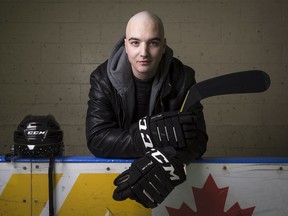 Jean-Robin Mantha, 22, is a second-year player with the University of Ottawa Gee-Gees men's hockey team. Since the fall, though, he has been receiving treatment after being diagnosed with testicular cancer.