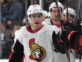 Jean-Gabriel Pageau was at the Senators' practice on Thursday wearing a contact jersey for the first time since his injury, but there's still no word on when he might be back in the lineup.