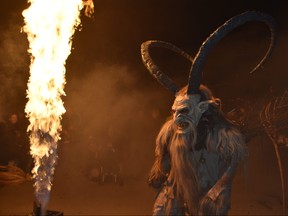 Krampus is seen at a an event in Slovenia in this undated file photo. (Getty Images)