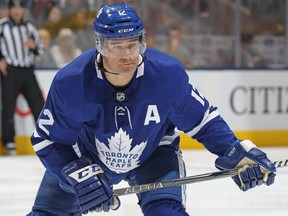 The cap hit of forward Patrick Marleau will soon cause trouble for the Maple Leafs. GETTY IMAGES