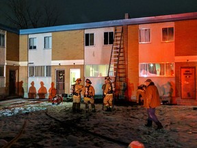 Ottawa Fire Services at the scene of a fire on Moorvale Street. Scott Stilborn/Twitter