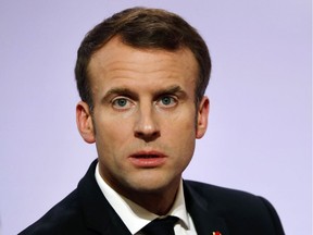 Emmanuel Macron, the president of France