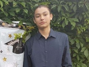 Riley Driver-Martin, 14, was found murdered in Mississauga on Dec. 7, 2018. (Supplied)