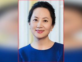 In this undated photo released by Huawei, Huawei's chief financial officer Meng Wanzhou is seen in a portrait photo.