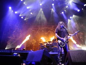 Slayer performing at Barclaycard Arena in Hamburg in November