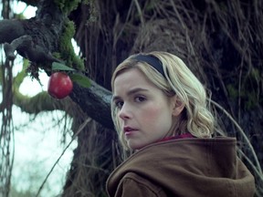 Kiernan Shipka stars as Sabrina Spellman in The Chilling Adventures of Sabrina. (Netflix)