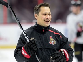 Coach Guy Boucher says a decision on Max Lajoie’s status for Thursday's game against Montreal will be made after either the morning skate or during the pre-game warmup.