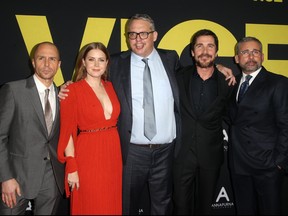 From left to right: Sam Rockwell, Amy Adams, Adam McKay, Christian Bale, Steve Carell at the world premiere of "Vice" in Beverly Hills, Calif., Dec. 12, 2018. (FayesVision/WENN.com)