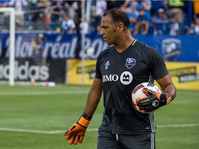 Youssef Dahha is seen while he was with the Montreal Impact.