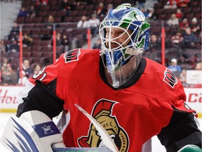 Newly acquired Anders Nilsson is expected to make his debut in the Senators' net this weekend.