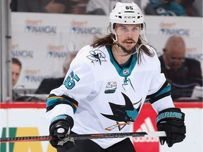 The San Jose Sharks' Erik Karlsson has been his usual point-producing self lately.