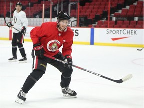 Matt Duchene during Senators practice at Canadian Tire Centre on Jan. 15, 2019.