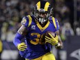 In this Dec. 16, 2018, Los Angeles Rams' Todd Gurley carries the ball during an NFL football game against the Philadelphia Eagles in Los Angeles. (AP Photo/Jae C. Hong, File)