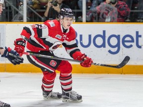 Sam Bitten scored for the 67's on Saturday afternoon in London.