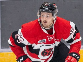 Ottawa 67's forward Tye Felhaber.