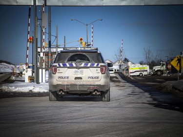 Ottawa police emergency services unit were at the Trail Road Landfill facility, searching for the body of suspected homicide victim Susan Kuplu, Saturday Jan. 26, 2019.