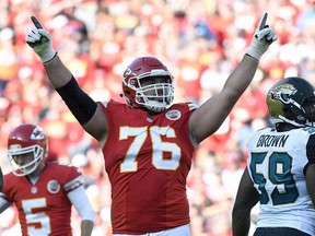 The Kansas City Chiefs' Laurent Duvernay-Tardif is ready to return after sitting out with a broken leg since Oct. 7.