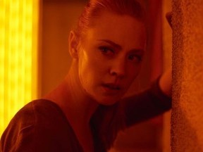 This image released by Sony Pictures shows Deborah Ann Woll in "Escape Room."