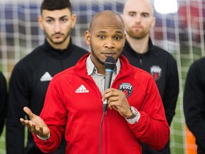 Ottawa Fury FC GM Julian de Guzman helped launch a new Club Affiliation Program at the Louis Riel Dome that aims to support the development of local soccer in the Ottawa-Gatineau region.