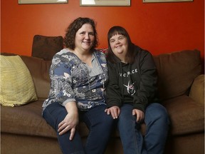 Lyne Filion and her daughter Elizabeth Langan talk to Postmedia  in Ottawa Wednesday Jan 16, 2019. Elizabeth has Down Syndrome and was on the 269 by herself during the crash. A Good Samaritan helped her in the aftermath.Her mother, Lyne, is asking the community to watch over Elizabeth as she rides the bus as she is now quite frightened to travel on her way to the day programs she attends.