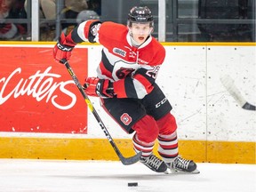 The Ottawa 67's Marco Rossi made his return to the lineup in a 2-0 win over the Barrie Colts on Saturday, Jan. 5, 2019 at TD Place arena.