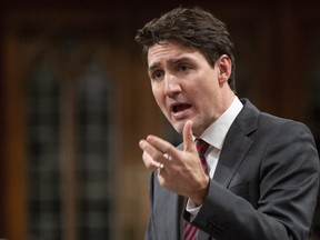 Prime Minister Justin Trudeau responds to a question during Question Period in the House of Commons Tuesday, Dec. 11, 2018 in Ottawa.