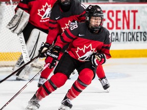 Despite playing with a groin injury, Nepean Junior Wildcats’ forward Maddi Wheeler scored the game-winning goal in overtime as Canada defeated the United States 3-2 in the gold-medal match at the world women’s U18 hockey championship in Obihiro, Japan.