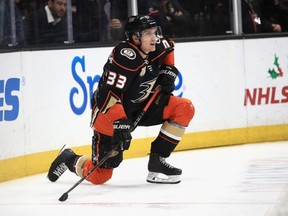 Former Senator Jakob Silfverberg and his Anaheim Ducks are also mired in an eight-game losing streak. GETTY IMAGES