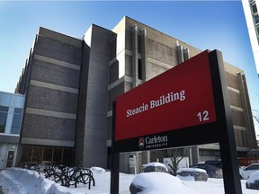 Stacie Building at Carleton University in Ottawa Monday Jan 28, 2019.