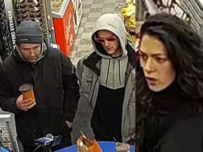 Police seek three suspects in convenience store robbery in Vanier.